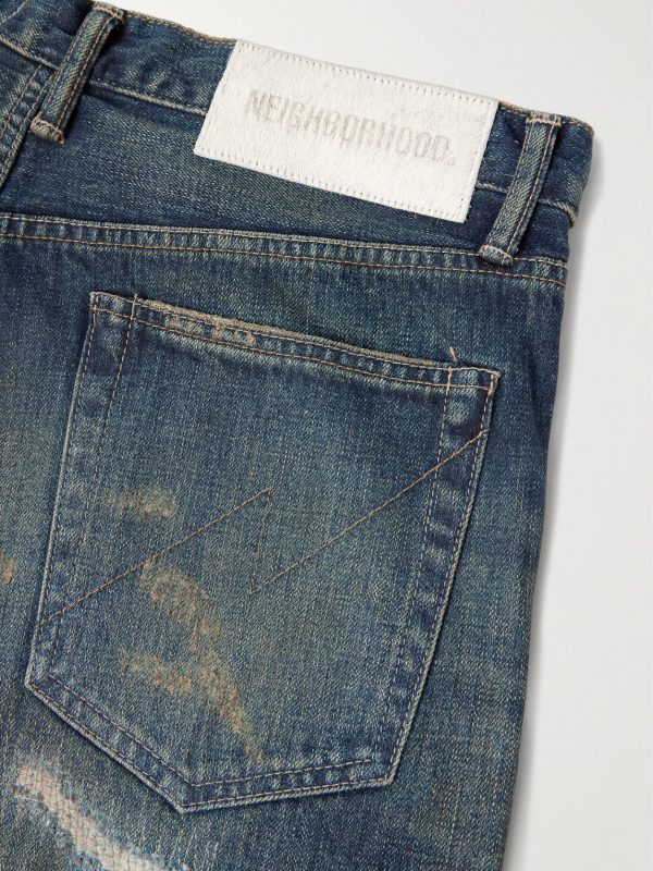 Savage Wide-Leg Distressed Jeans - CU Savage Wide-Leg Distressed Jeans - CU