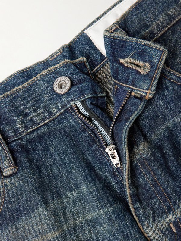 Savage Wide-Leg Distressed Jeans - E1 Savage Wide-Leg Distressed Jeans - E1