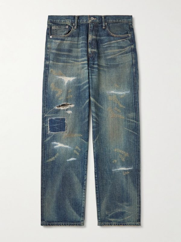 Savage Wide-Leg Distressed Jeans Savage Wide-Leg Distressed Jeans