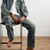 Savage Wide-Leg Distressed Jeans - OU Savage Wide-Leg Distressed Jeans - OU