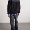 Logo-Embroidered Shell-Trimmed Fleece Jacket - BK