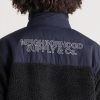 Logo-Embroidered Shell-Trimmed Fleece Jacket - CU