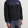 Logo-Embroidered Shell-Trimmed Fleece Jacket - FR