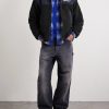 Logo-Embroidered Shell-Trimmed Fleece Jacket - OU