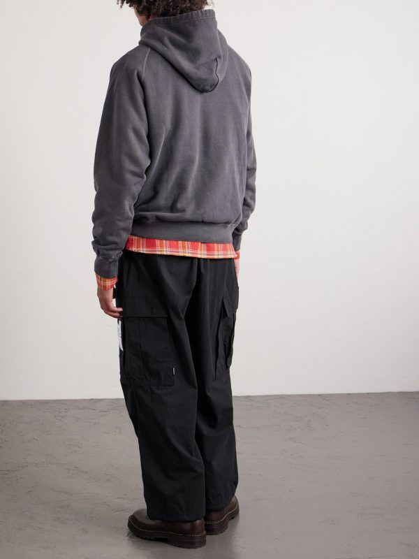 Wide-Leg Cotton-Blend Ripstop Drawstring Cargo Trousers - BK Wide-Leg Cotton-Blend Ripstop Drawstring Cargo Trousers - BK