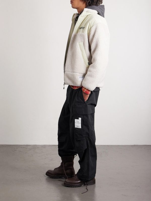 Wide-Leg Cotton-Blend Ripstop Drawstring Cargo Trousers - OU Wide-Leg Cotton-Blend Ripstop Drawstring Cargo Trousers - OU