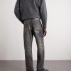Savage Distressed Wide-Leg Jeans - BK Savage Distressed Wide-Leg Jeans - BK
