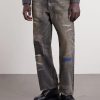 Savage Distressed Wide-Leg Jeans - FR Savage Distressed Wide-Leg Jeans - FR