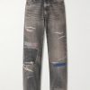 Savage Distressed Wide-Leg Jeans Savage Distressed Wide-Leg Jeans