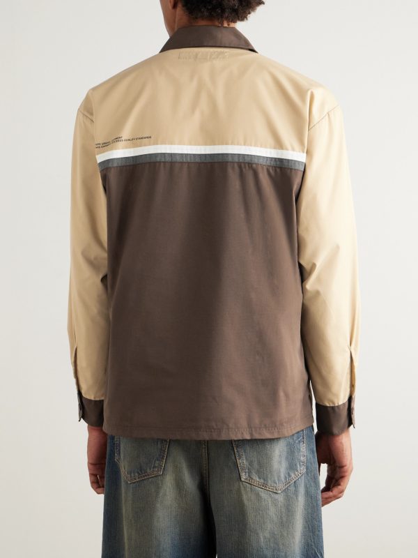 Two-Tone Poplin Jacket - BK Two-Tone Poplin Jacket - BK