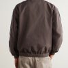 Logo-Embroidered Two-Tone Cotton-Blend Track Jacket - BK Logo-Embroidered Two-Tone Cotton-Blend Track Jacket - BK