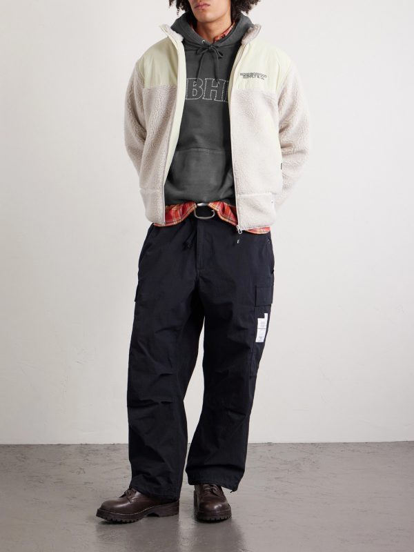 Logo-Embroidered Pigment-Dyed Cotton-Jersey Hoodie - OU Logo-Embroidered Pigment-Dyed Cotton-Jersey Hoodie - OU