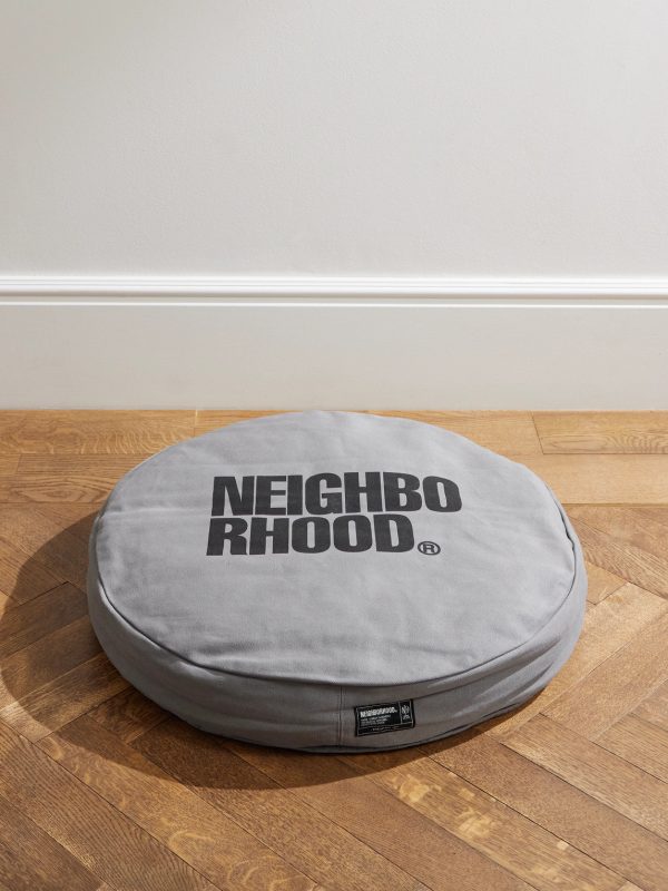Circle Logo-Print Cotton-Canvas Dog Bed Circle Logo-Print Cotton-Canvas Dog Bed