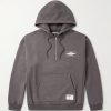Logo-Print Cotton-Jersey Half-Zip Hoodie Logo-Print Cotton-Jersey Half-Zip Hoodie