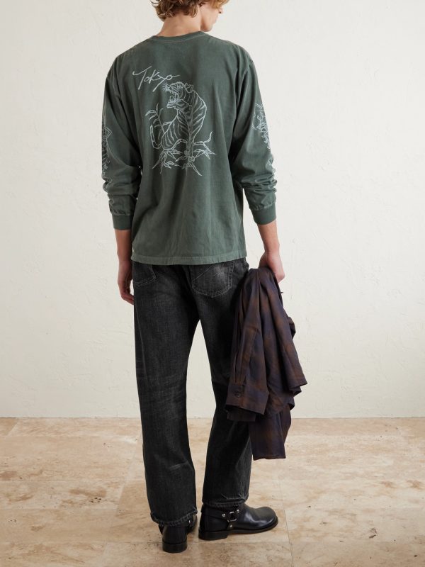 Wide-Leg Selvedge Jeans - BK Wide-Leg Selvedge Jeans - BK