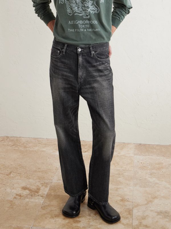 Wide-Leg Selvedge Jeans - FR Wide-Leg Selvedge Jeans - FR