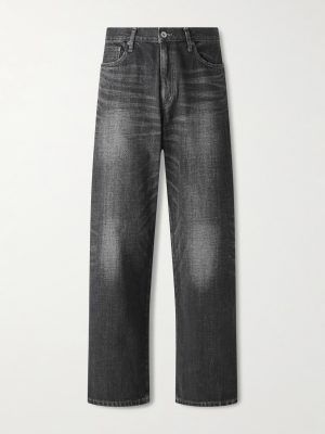 Wide-Leg Selvedge Jeans