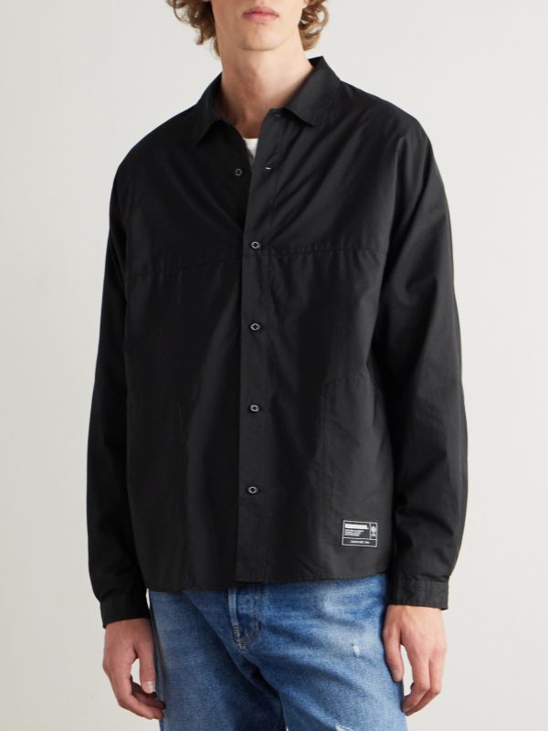 Dolman Logo-Appliquéd Cotton Shirt - FR