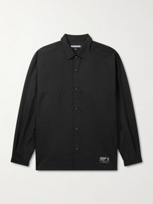 Dolman Logo-Appliquéd Cotton Shirt Dolman Logo-Appliquéd Cotton Shirt