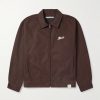 Cropped Logo-Embroidered Twill Jacket Cropped Logo-Embroidered Twill Jacket