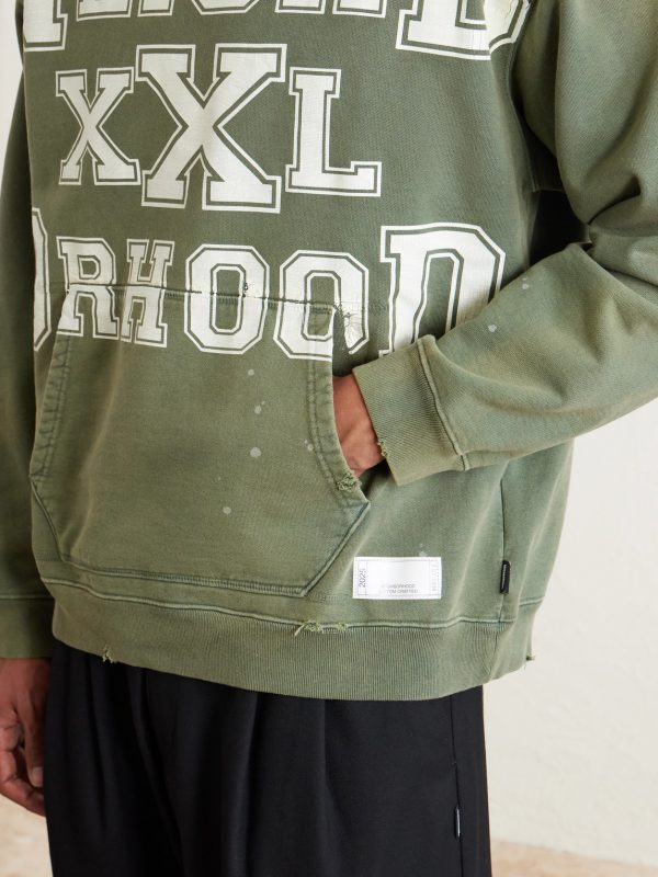 Savage Logo-Print Distressed Cotton-Jersey Hoodie - CU Savage Logo-Print Distressed Cotton-Jersey Hoodie - CU