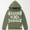 Savage Logo-Print Distressed Cotton-Jersey Hoodie Savage Logo-Print Distressed Cotton-Jersey Hoodie