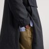 Taffeta-Trimmed Houndstooth Woven Car Coat - CU Taffeta-Trimmed Houndstooth Woven Car Coat - CU