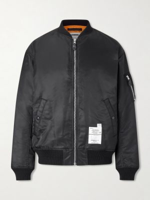 MA-1 Appliquéd Padded Twill Bomber Jacket