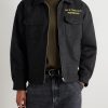 + OOTD Embroidered Cotton and Wool-Blend Twill Jacket - FR