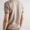 Honeycomb-Knit Organic Cotton Polo Shirt - BK Honeycomb-Knit Organic Cotton Polo Shirt - BK