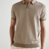 Honeycomb-Knit Organic Cotton Polo Shirt - FR Honeycomb-Knit Organic Cotton Polo Shirt - FR
