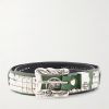 Dog In Restraint 3.5cm Studded Leather Belt