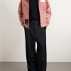 Distressed Cotton-Jersey Zip-Up Hoodie - OU Distressed Cotton-Jersey Zip-Up Hoodie - OU