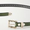 Classique 2cm Studded Leather Belt - E1