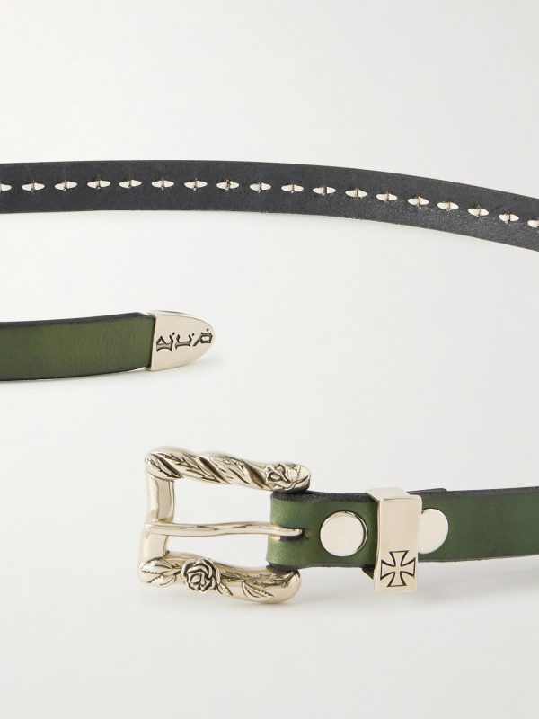 Classique 2cm Studded Leather Belt - E1