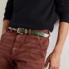 Classique 2cm Studded Leather Belt - FR