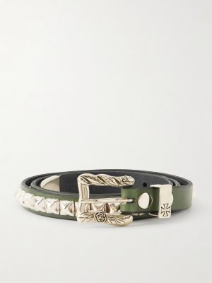 Classique 2cm Studded Leather Belt