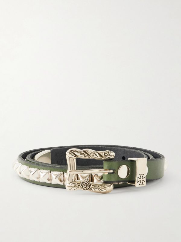 Classique 2cm Studded Leather Belt