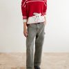 Rat Embroidered Striped Mohair and Silk-Blend Sweater - OU Rat Embroidered Striped Mohair and Silk-Blend Sweater - OU