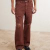 Paint Straight-Leg Distressed Cotton-Canvas Trousers - FR Paint Straight-Leg Distressed Cotton-Canvas Trousers - FR