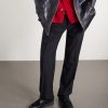 Sleeper Suede-Trimmed Leather Derby Shoes - OU Sleeper Suede-Trimmed Leather Derby Shoes - OU