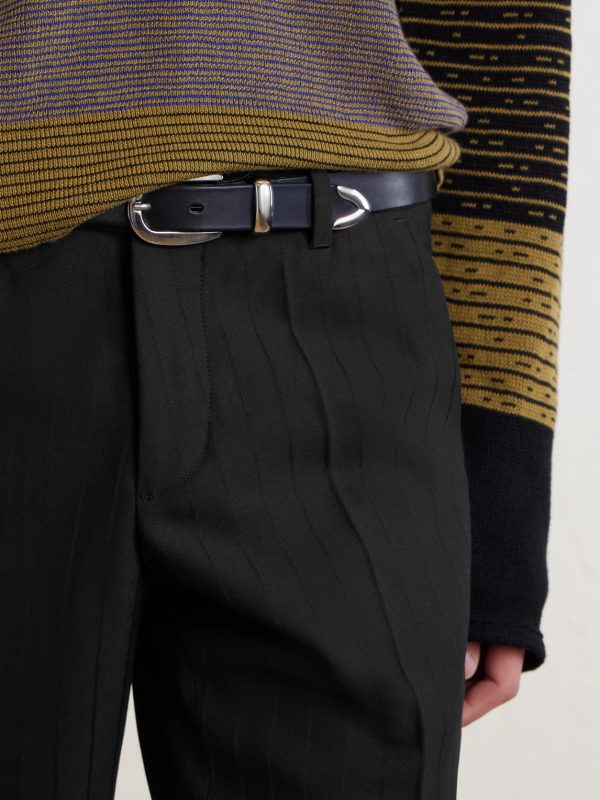 Skinny Lieutenant Straight-Leg Pinstriped Virgin Wool Trousers - CU Skinny Lieutenant Straight-Leg Pinstriped Virgin Wool Trousers - CU