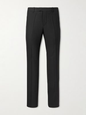 Skinny Lieutenant Straight-Leg Pinstriped Virgin Wool Trousers Skinny Lieutenant Straight-Leg Pinstriped Virgin Wool Trousers