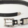 Mechanic 3.5cm Studded Leather Belt - E1