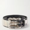 Mechanic 3.5cm Studded Leather Belt