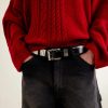 Mechanic 3.5cm Studded Leather Belt - OU