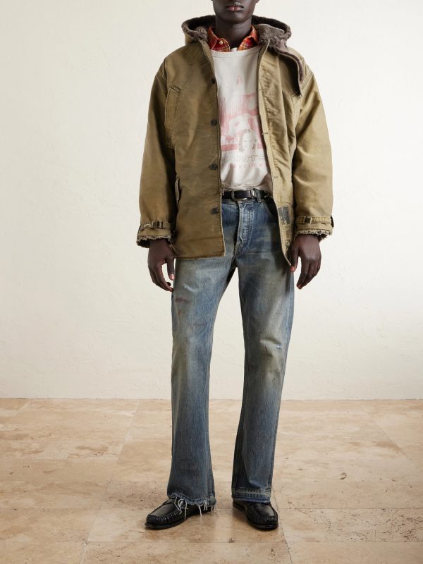 Vienna Appliquéd Shearling-Trimmed Padded Cotton-Sateen Hooded Parka - OU Vienna Appliquéd Shearling-Trimmed Padded Cotton-Sateen Hooded Parka - OU
