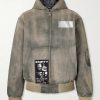 War Started Appliquéd Cotton-Canvas Hooded Jacket War Started Appliquéd Cotton-Canvas Hooded Jacket