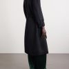 Logo-Embroidered Belted Wool and Cashmere-Blend Robe - BK Logo-Embroidered Belted Wool and Cashmere-Blend Robe - BK
