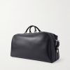 Full-Grain Leather Weekend Bag - BK Full-Grain Leather Weekend Bag - BK